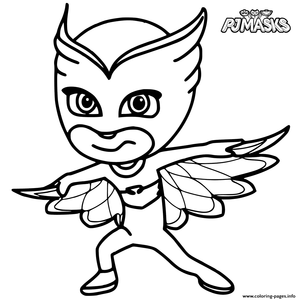 Colour In Owlette From Pj Masks Coloring Pages Printable 1024x1024 Colour In Owlette From Pj Masks Coloring Pages Printable