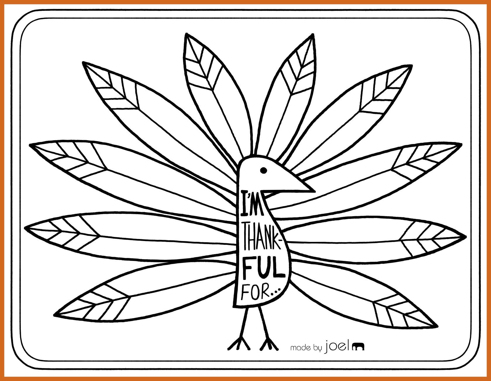 Best Made By Joel Printable Placemat For Giving Thanks Coloring 1679x1304 Best Made By Joel Printable Placemat For Giving Thanks Coloring