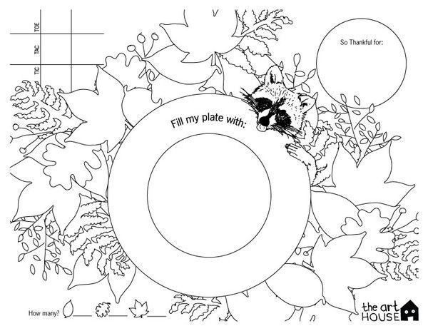 Free Printable Thanksgiving Placemat Thanksgiving Coloring 600x464 Free Printable Thanksgiving Placemat Thanksgiving Coloring