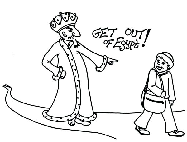 Plagues Of Egypt Coloring Page