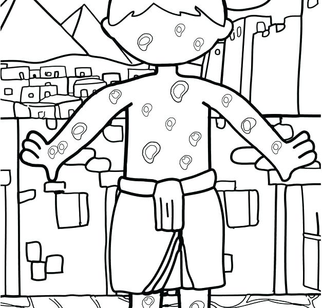 627x600 10 Plagues Of Egypt Coloring Pages Plagues Of Coloring Pages Ten