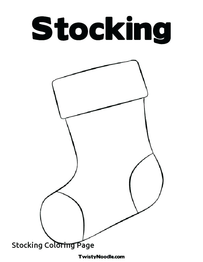 685x886 Christmas Stockings Coloring Pages Awesome Stocking Coloring Page