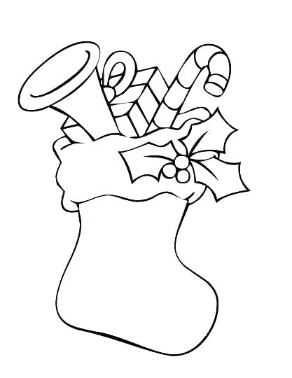 417x540 Stocking Coloring Pages Stocking Coloring Pages Printable Stocking