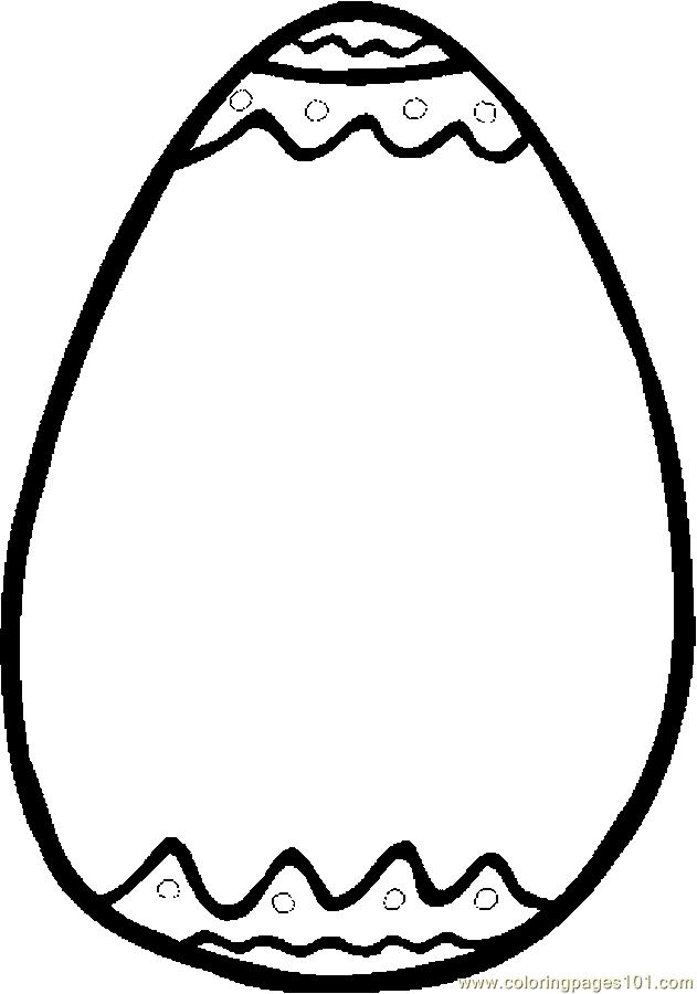 Plain Easter Egg Coloring Pages 631x900 Plain Easter Egg Coloring Pages