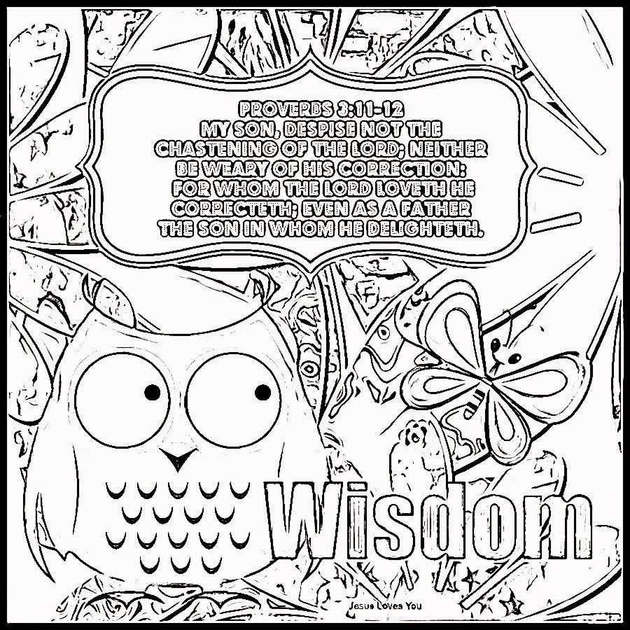 900x900 Awesome Wisdom Proverbs Coloring Page Melissa And Pics Of Plan