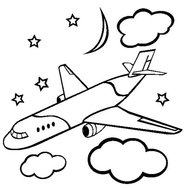 Cargo Airline Plane Coloring Page 600x612 Cargo Airline Plane Coloring Page