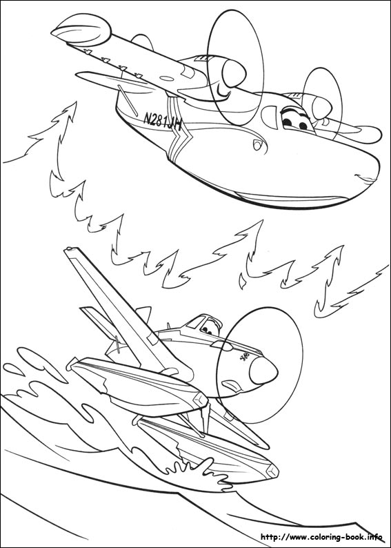 567x794 Planes Fire Amp Rescue Coloring Picture
