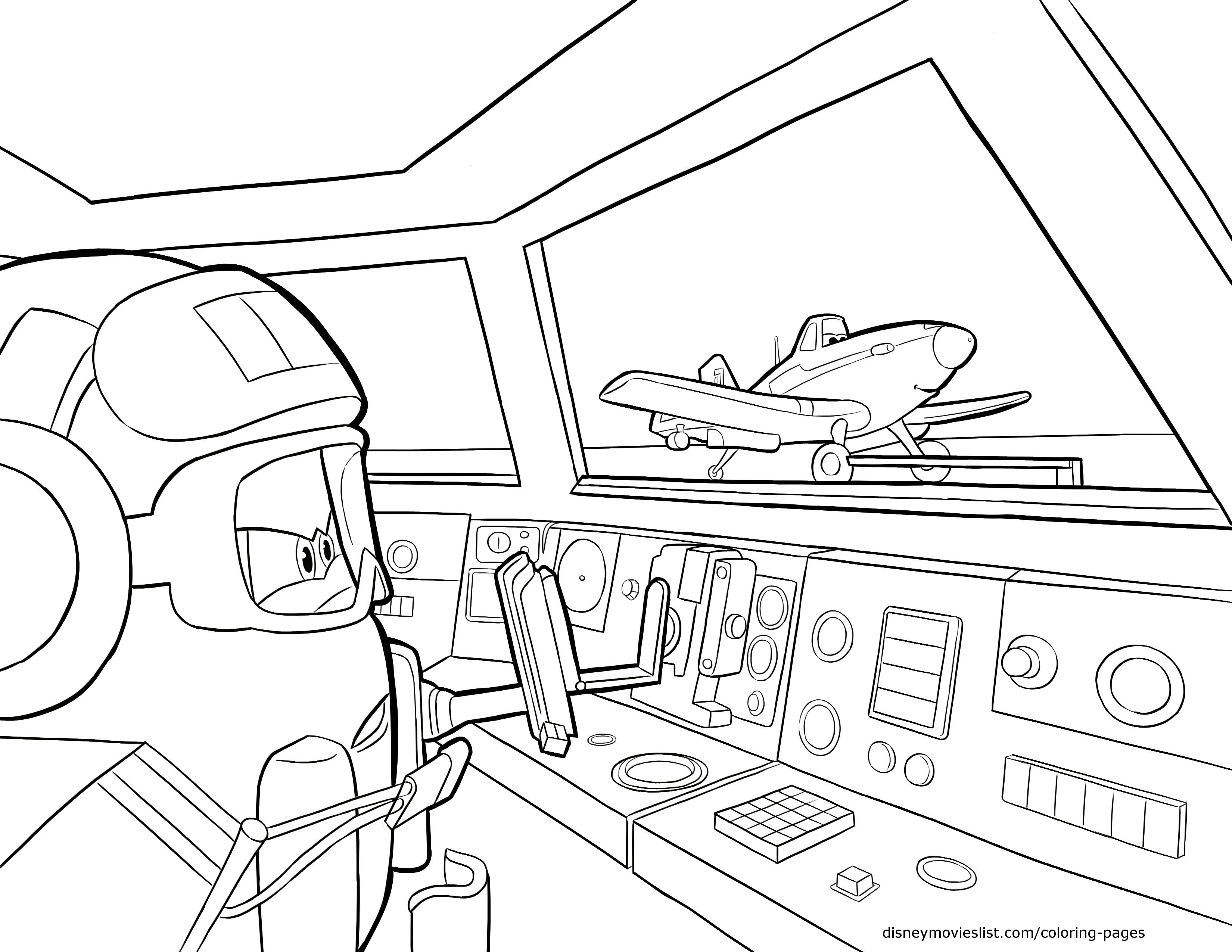 Dusty Airplane Coloring Pages 3300x2550 Dusty Airplane Coloring Pages