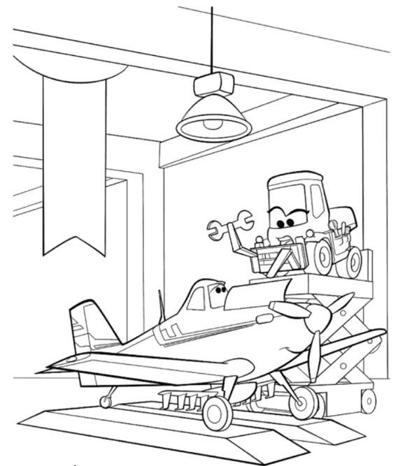 Planes Movie Coloring Page Amp Coloring Book 579x667 Planes Movie Coloring Page Amp Coloring Book