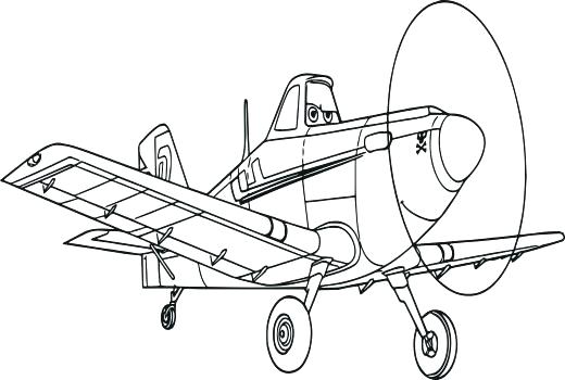 Airplane Coloring Pages For Adults 520x350 Airplane Coloring Pages For Adults