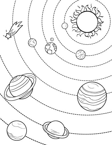 392x507 Planet Coloring Sheets Planets Coloring Pages Funycoloring