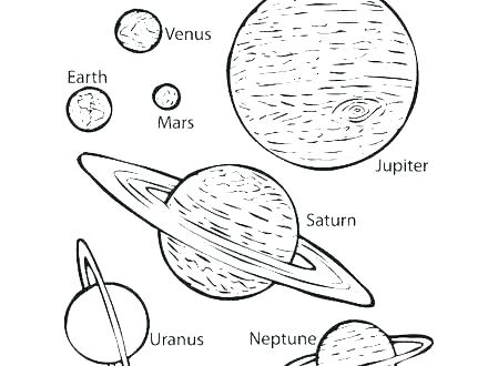 440x330 Solar System Coloring Pages Planets Solar System Coloring Pages