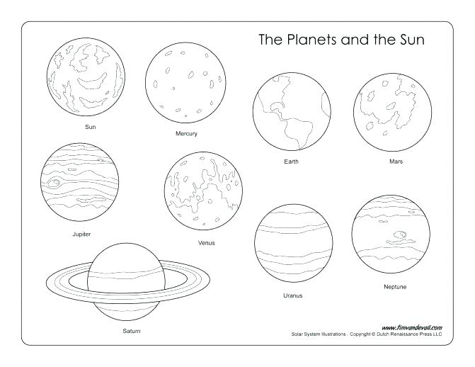 671x518 Planet Coloring Page Inner Planets Coloring Sheet Planets Coloring