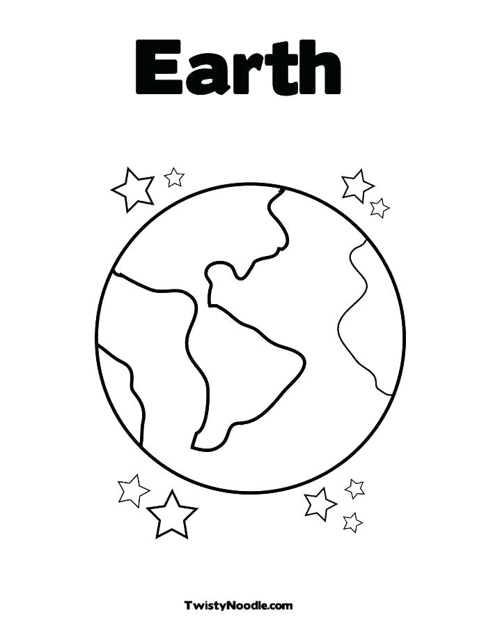 685x886 Earth Planet Coloring Planet Coloring Pages For Preschoolers