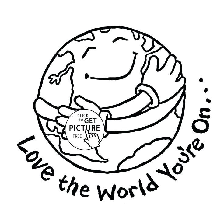Planet Pictures To Color Planet Earth Coloring Pages Love 736x733 Planet Pictures To Color Planet Earth Coloring Pages Love