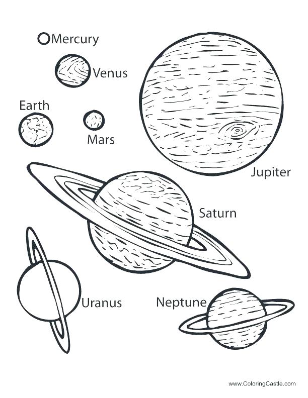 612x792 Marvelous Earth And Moon Coloring Page With Planets Treasure