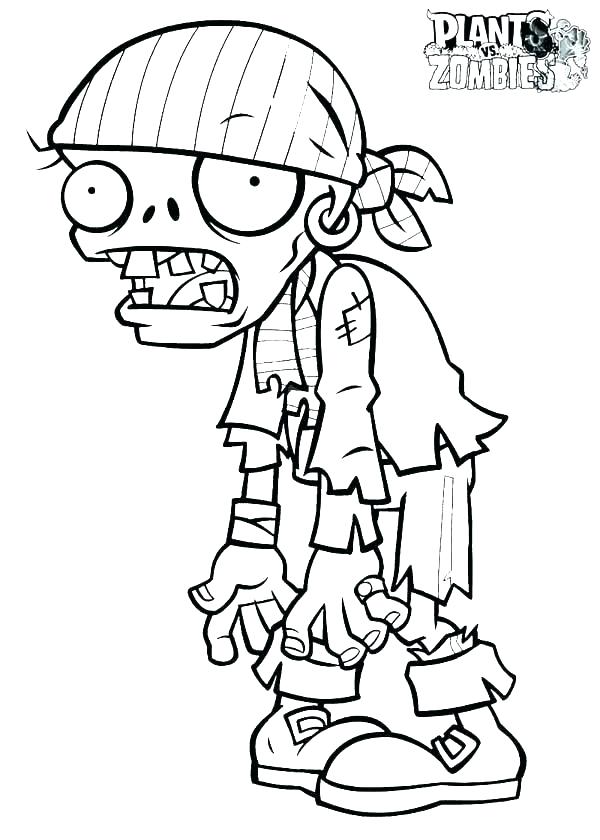 Plants Vs Zombies Coloring Pages To Print Zombie Coloring Pages 600x840 Plants Vs Zombies Coloring Pages To Print Zombie Coloring Pages