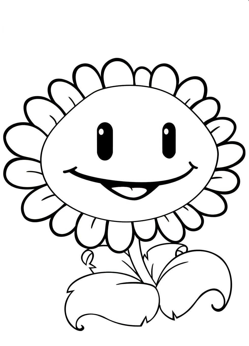 Plants Vs Zombies Coloring Pages For Kids 980x1359 Plants Vs Zombies Coloring Pages For Kids