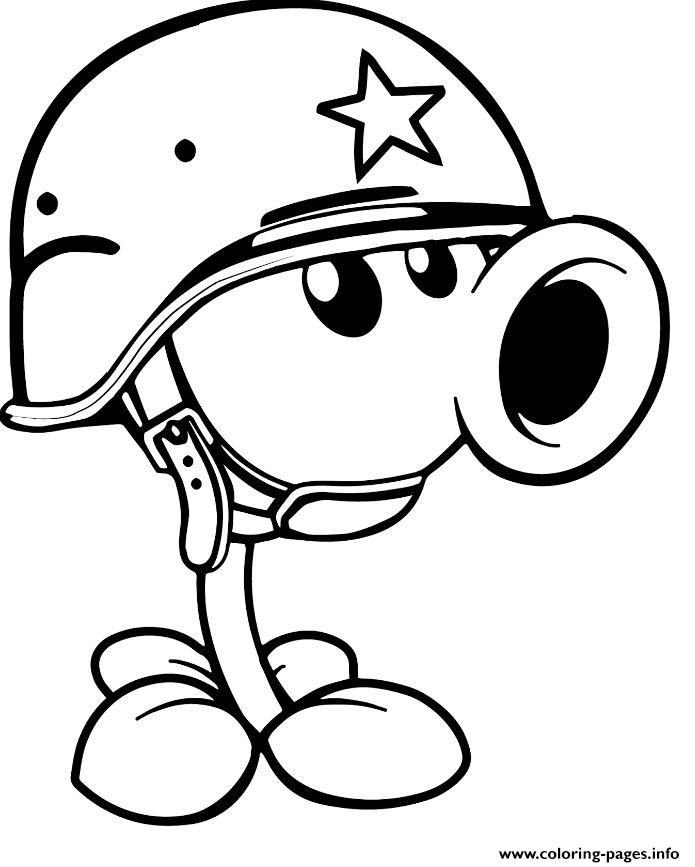 Print Army Plant Plants Vs Zombies Coloring Pages Baby Harv 695x867 Print Army Plant Plants Vs Zombies Coloring Pages Baby Harv