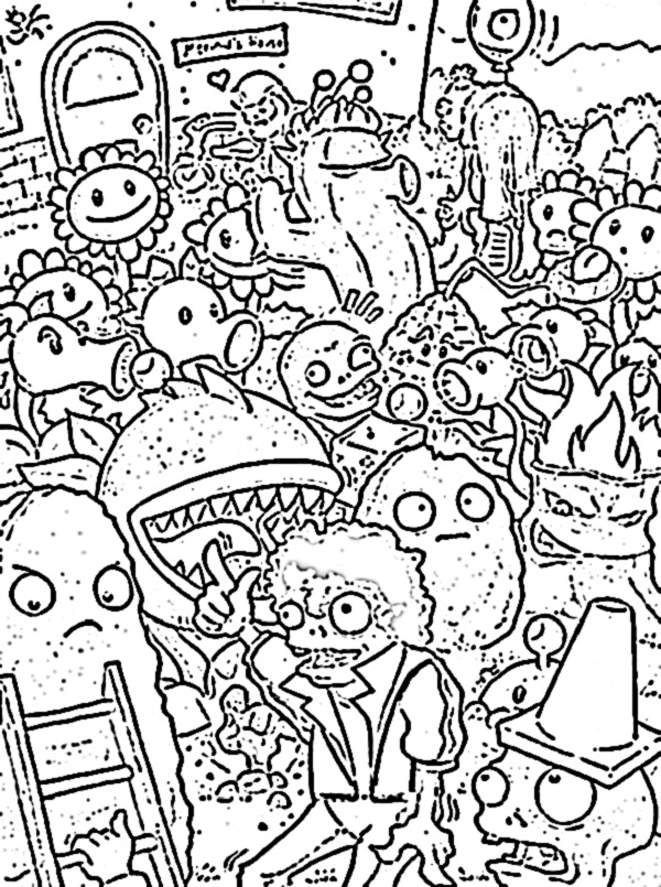Plants Vs Zombies Coloring Pages To Download And Print For Free 600x805 Plants Vs Zombies Coloring Pages To Download And Print For Free
