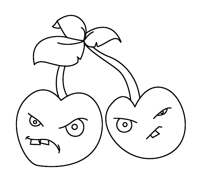 How To Draw Plants Vs Zombies Cherries Draw Central Plants Vs 632x600 How To Draw Plants Vs Zombies Cherries Draw Central Plants Vs