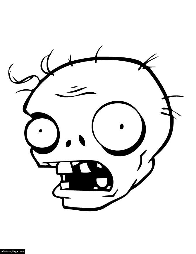Plants Vs Zombies Coloring Page For Kids 670x867 Plants Vs Zombies Coloring Page For Kids