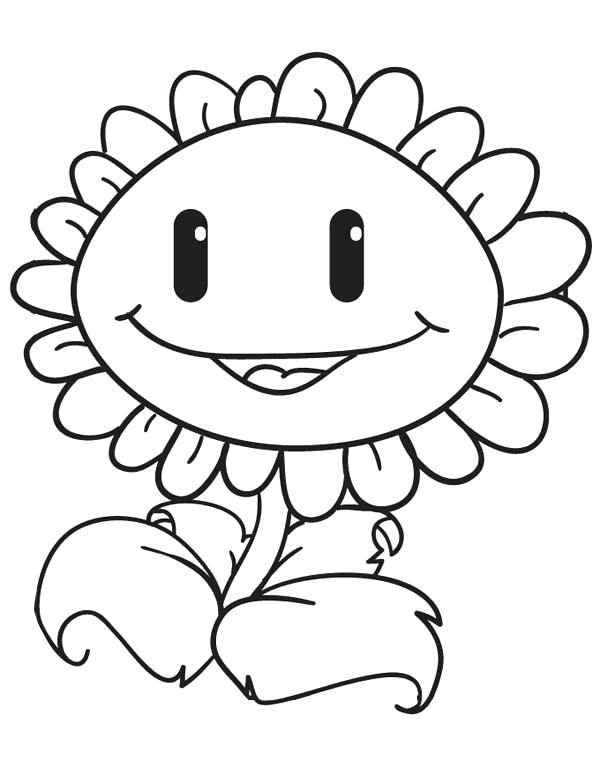 Plants Vs Zombies Peashooter Coloring Pages at GetColorings.com | Free ...