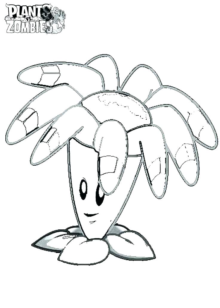 736x1030 Zombie Coloring Page Coloring Pages Plants Plants Coloring Page