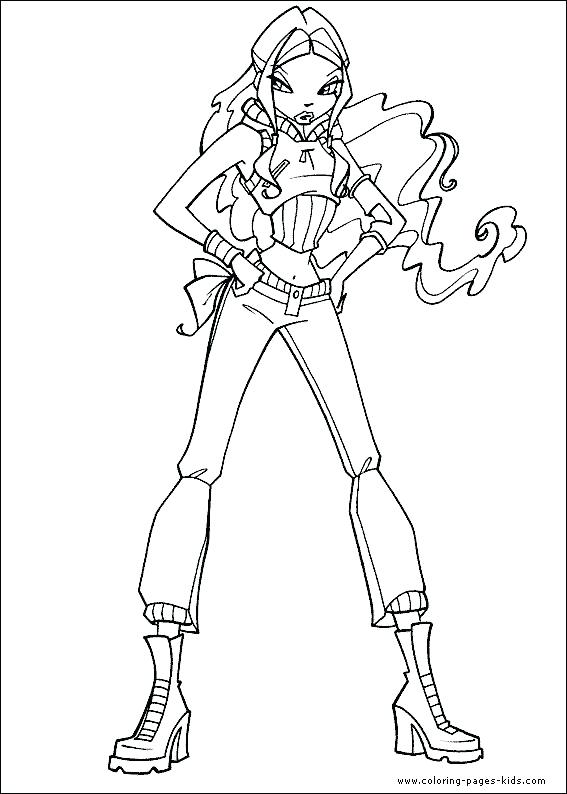 Winks Coloring Pages Club Color Page Cartoon Characters Coloring 567x794 Winks Coloring Pages Club Color Page Cartoon Characters Coloring