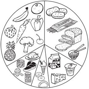 My Plate Coloring Page 290x290 My Plate Coloring Page