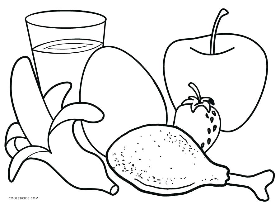 Coloring Pages Food Bellabarewear.us 900x658 Coloring Pages Food Bellabarewear.us