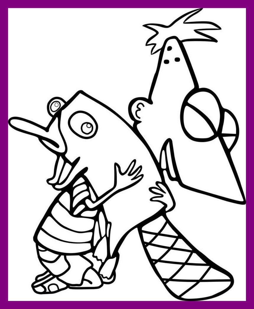 Platypus Coloring Page at GetColorings.com | Free printable colorings ...