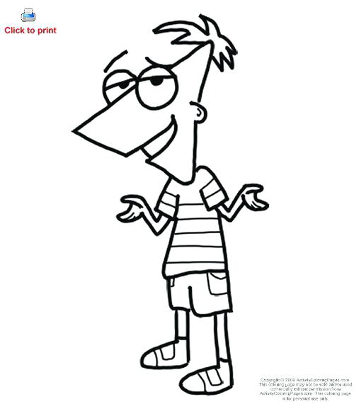 Perry Platypus Coloring Pages Pointillism Coloring Pages 500x570 Perry Platypus Coloring Pages Pointillism Coloring Pages