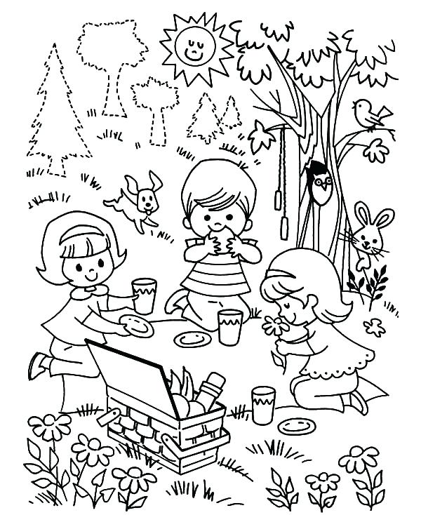 600x734 Kids Playing Coloring Pages Coloring Page Play Corner Color Crafts