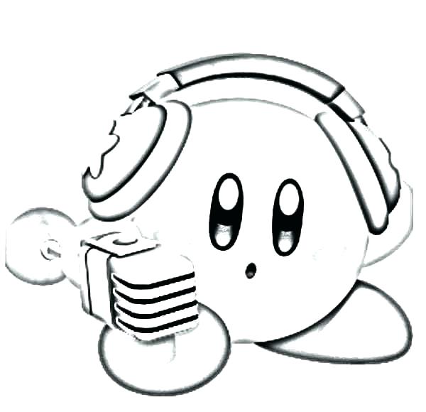 600x580 Kirby Coloring Pages Coloring Pages Super Smash Bros Coloring