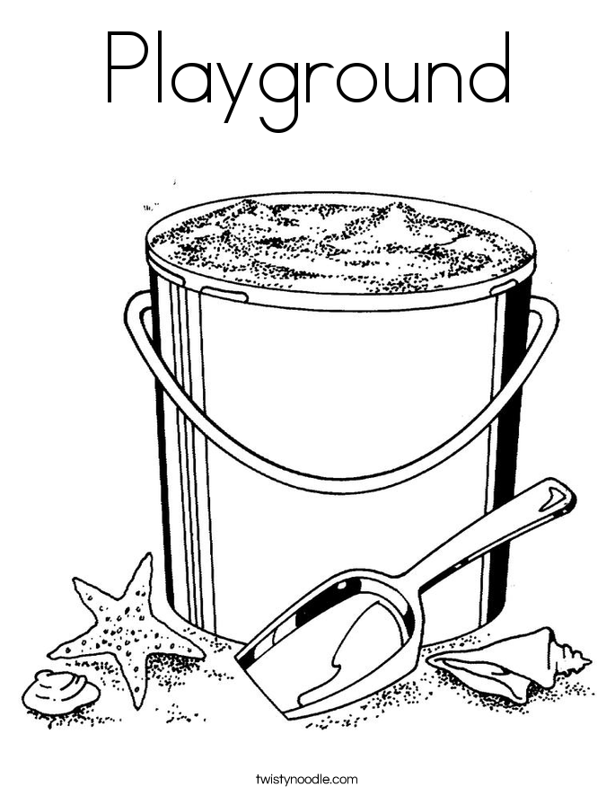 Playground Coloring Page 685x886 Playground Coloring Page
