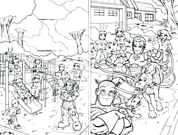 Super Hero Squad Coloring Pages Playground Coloring Pages Super 600x456 Super Hero Squad Coloring Pages Playground Coloring Pages Super