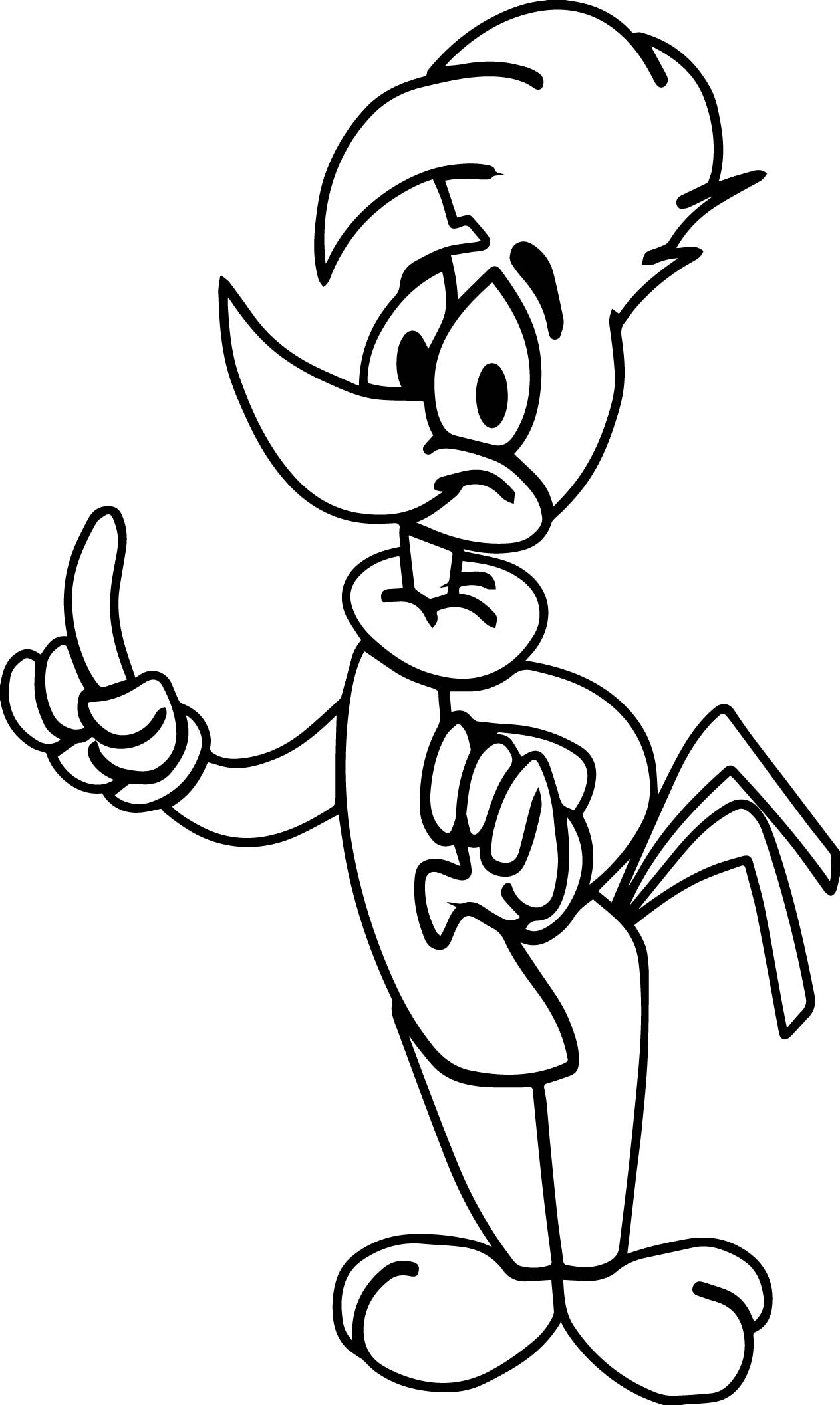 1263x2114 Inspirational Picture Of Woody Woodpecker Coloring Pages Taylab