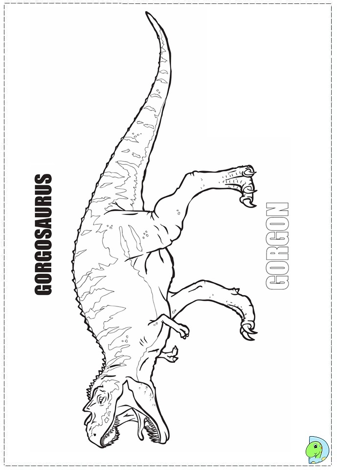 691x960 Walking With Dinosaurs Coloring Page