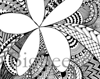Flower Coloring Page Etsy 340x270 Flower Coloring Page Etsy