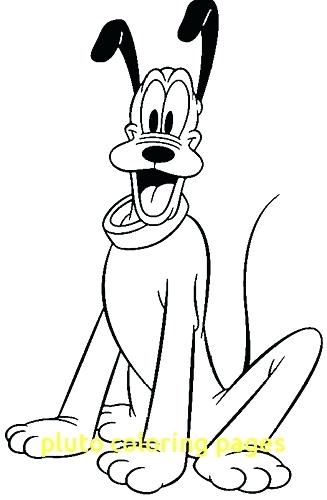 327x500 Pluto Coloring Page Coloring Sheet Pluto Christmas Coloring Pages