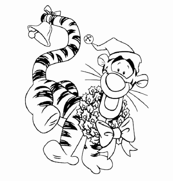 600x628 Disney Characters Christmas Coloring Pages Images Disney Christmas