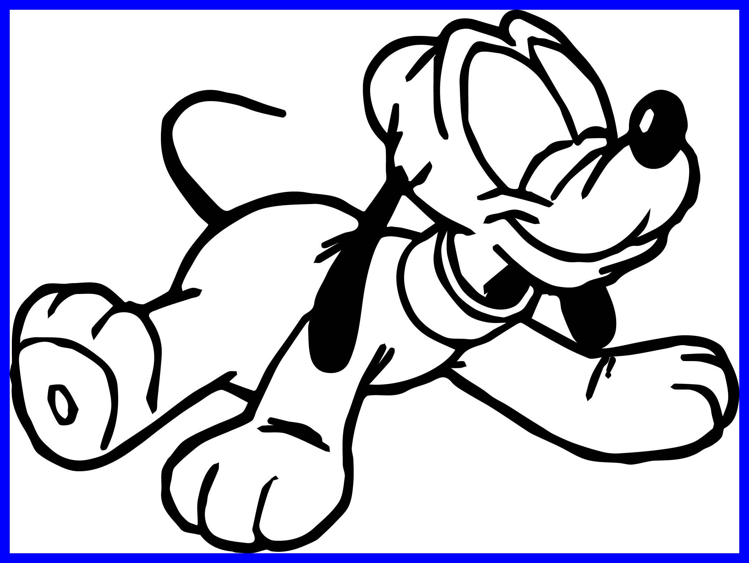 Pluto Disney Coloring Pages at GetColorings.com | Free printable ...