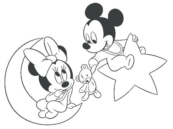 567x423 Baby Goofy And Baby Pluto Disney Coloring Pages Wesmec.site