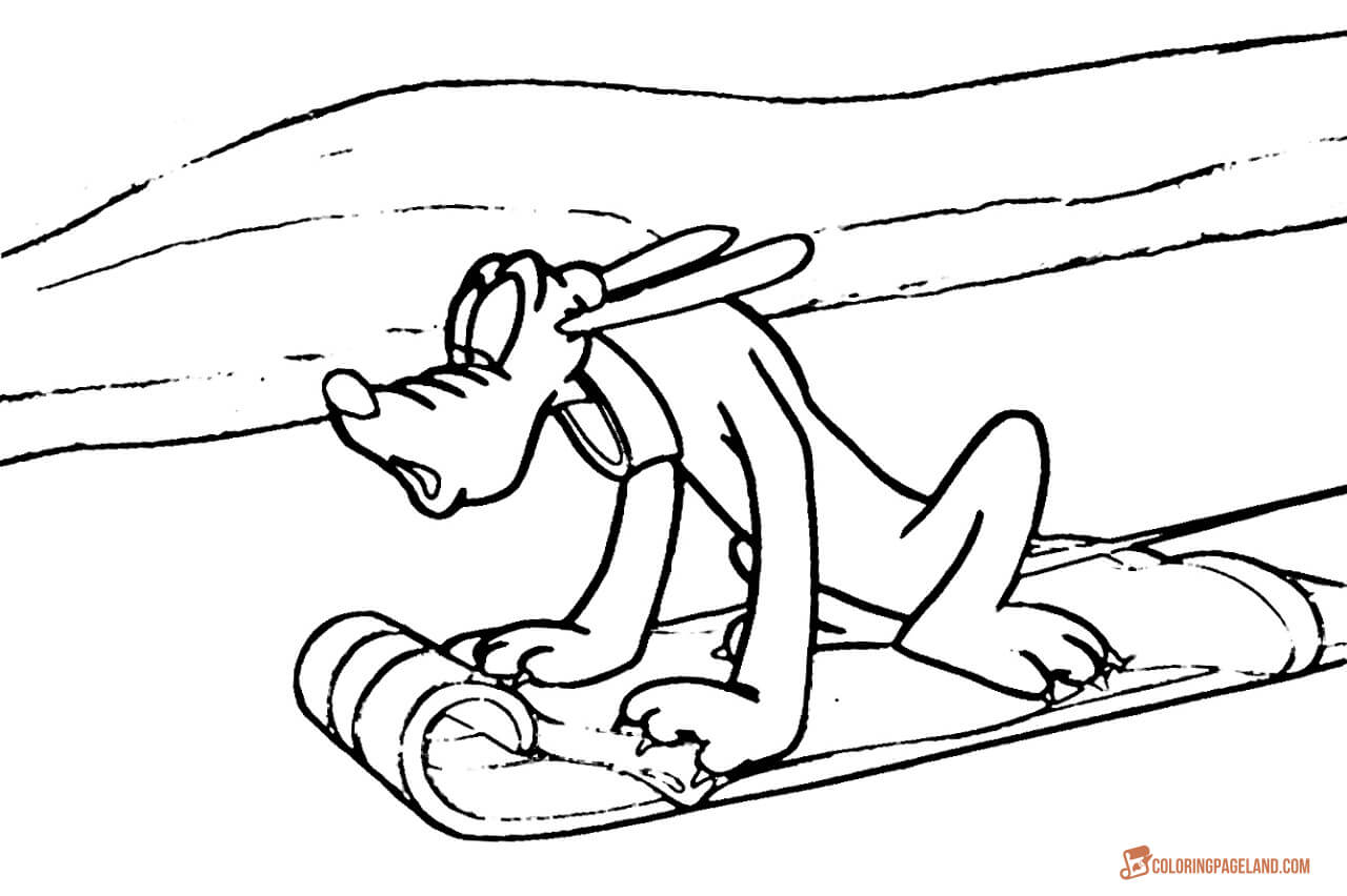 1280x852 Pluto Coloring Pages