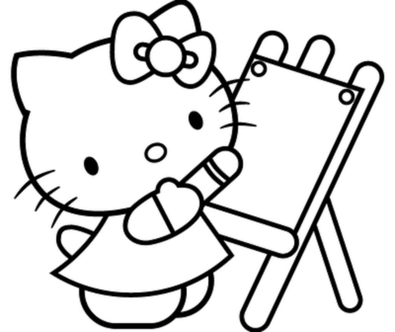 Coloring Pages Hello Kitty 777x653 Coloring Pages Hello Kitty