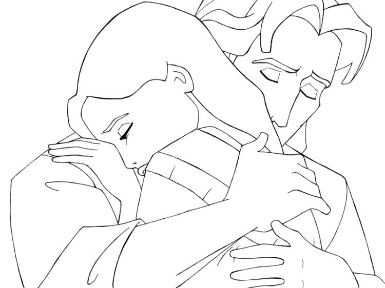 750x562 John Smith Hugging Coloring Pages Drawing John Smith Hugging