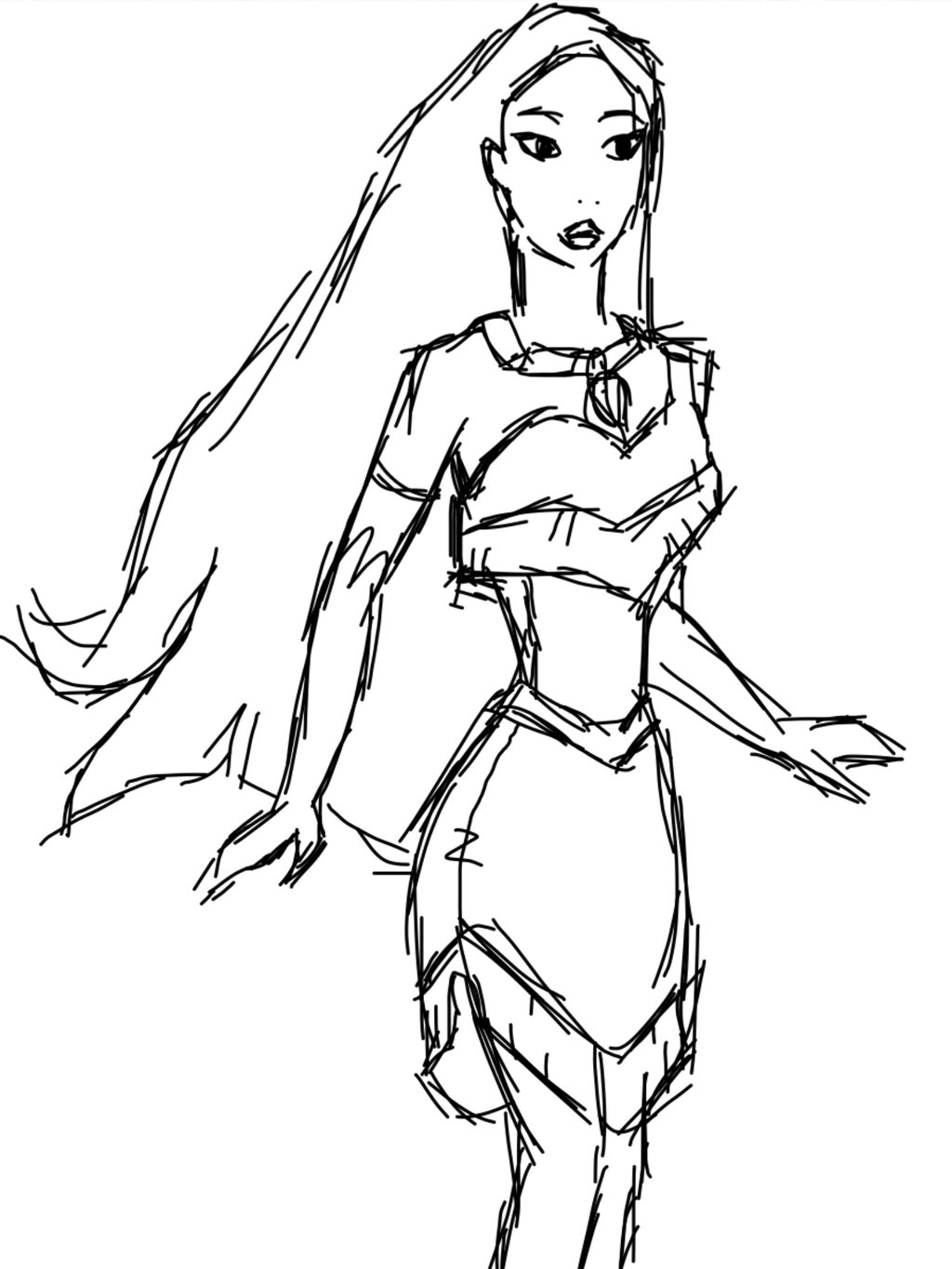 Pocahontas Coloring Pages