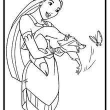 220x220 Pocahontas Coloring Pages
