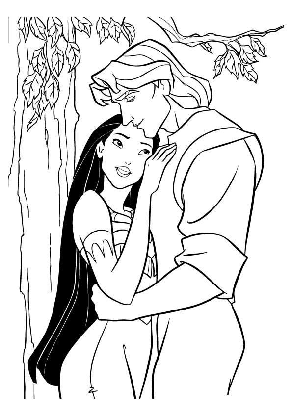 Pocahontas Coloring Pages 595x842 Pocahontas Coloring Pages